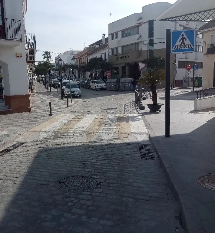 Foto paso peatones lebrija Foto paso peatones lebrija